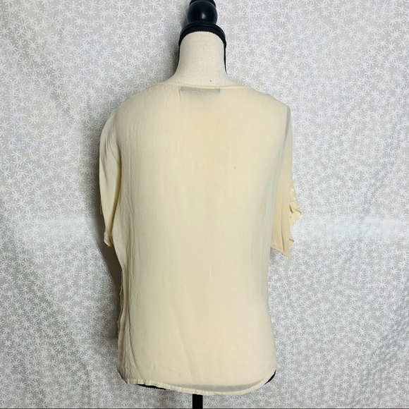 ZARA M floral and bird embroidered blouse top EUC - Picture 10 of 12